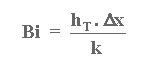 Bi = (h_T.delta-x) / (k)