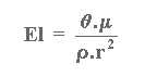 El = (theta.mu) / (rho.r2)