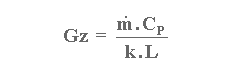 Gz = (m.Cp) / (k.L)