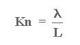 Kn = lambda / L